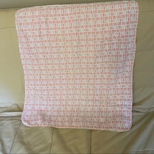 Pink Pattern Baby Swaddle Blanket